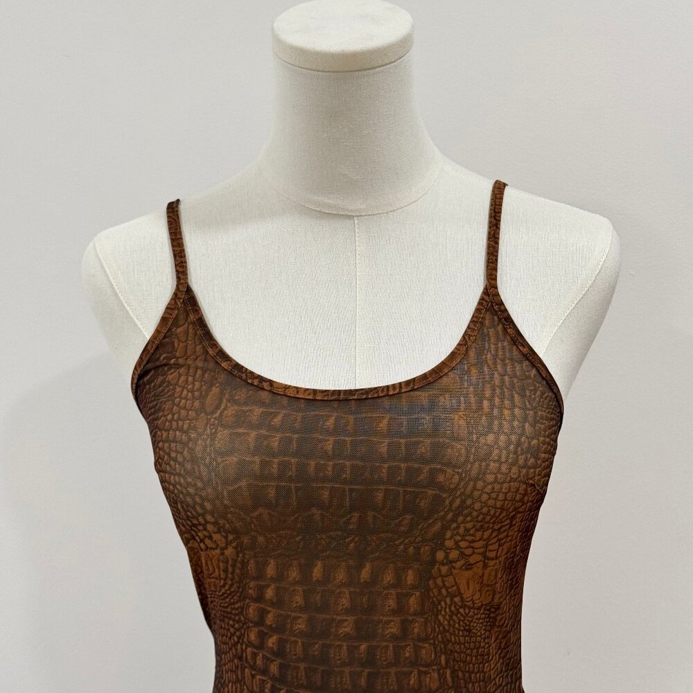 I.AM.GIA Croc/Snake Print Dress – Size XS